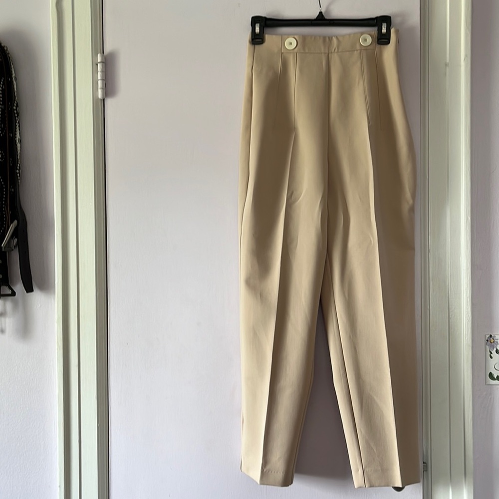 ZARA khaki pants— size SMALL